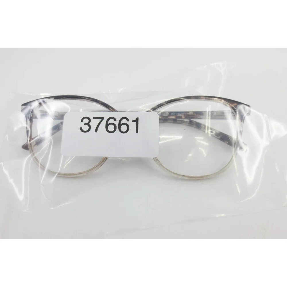 Chelsea Morgan CM 20218 Eyeglasses Tortoise Pewter Cat Eye Frames 54-14-140